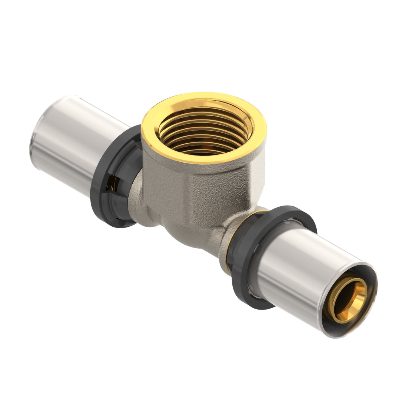 Afbeelding van een body inbouwkraan met maat 16x3/4, ontworpen voor efficiënte en betrouwbare waterinstallaties in moderne toepassingen.