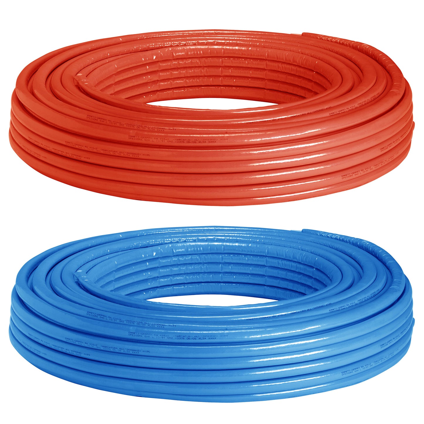 Afbeelding van buis isolatie met afmetingen 16x2 en 6mm dikte, ontworpen voor optimale warmte- en geluidsisolatie in leidingsystemen.